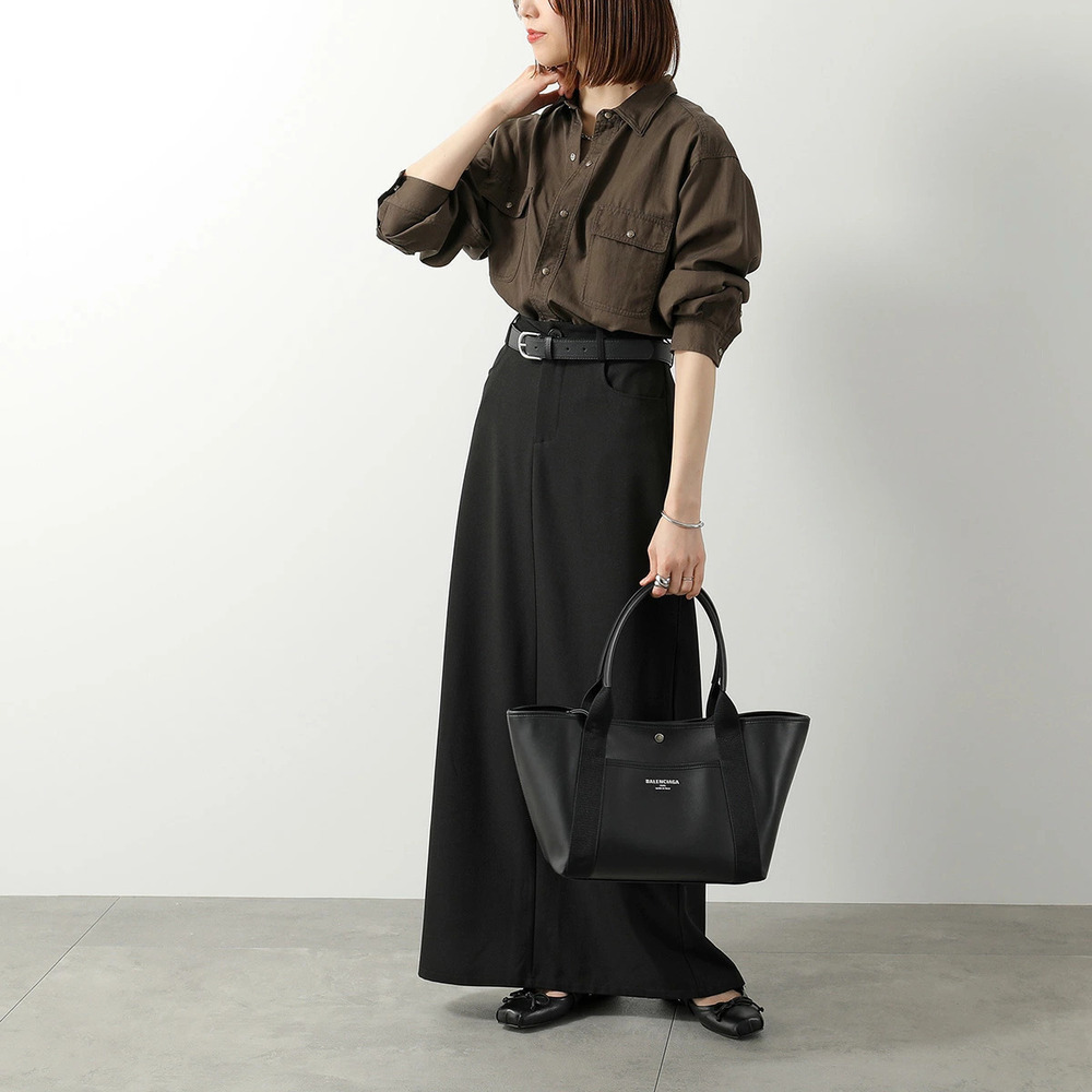 Balenciaga Biarritz Tote Bag Shoulder Black